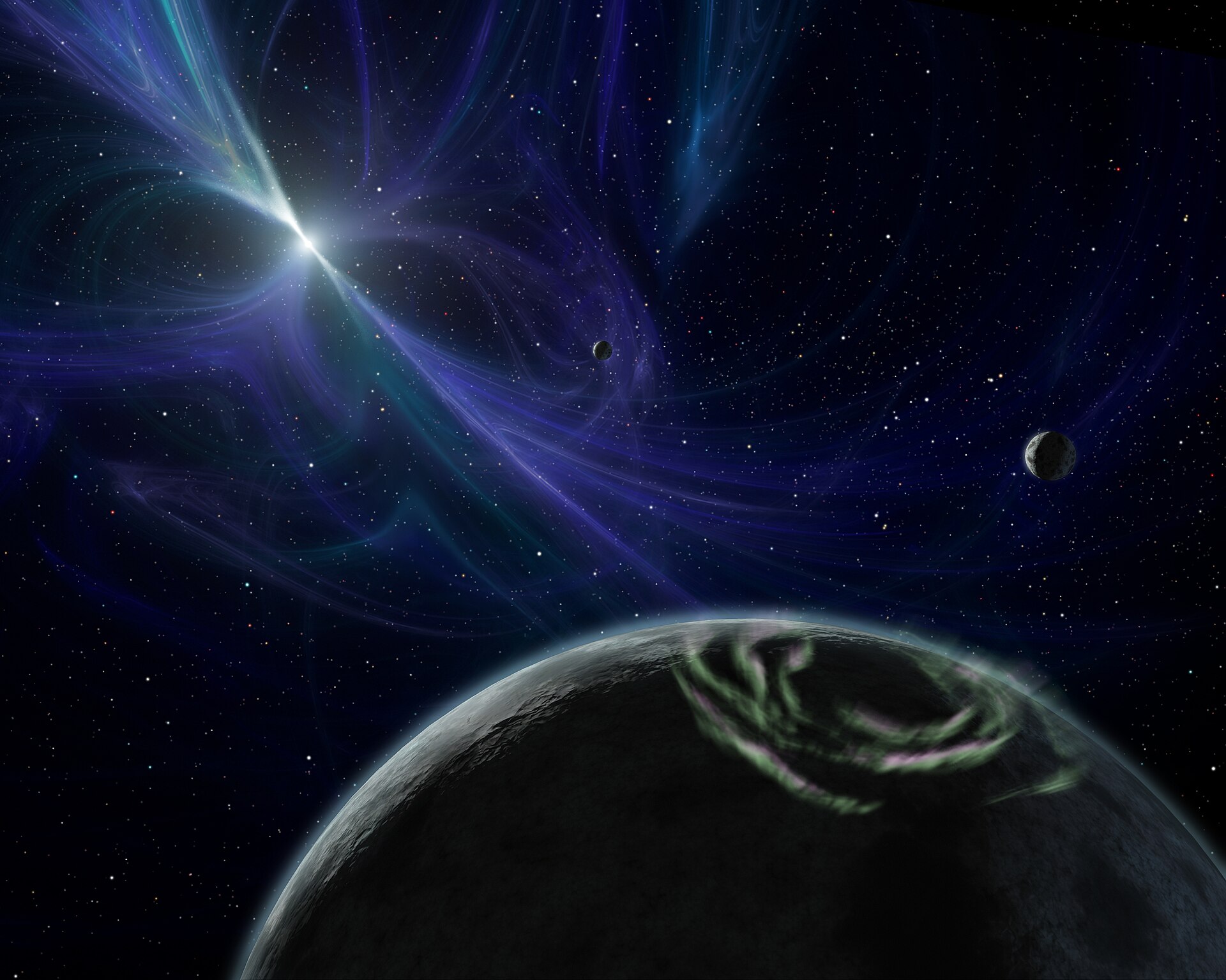 Detectan posible campo magnético en planeta fuera del Sistema…
