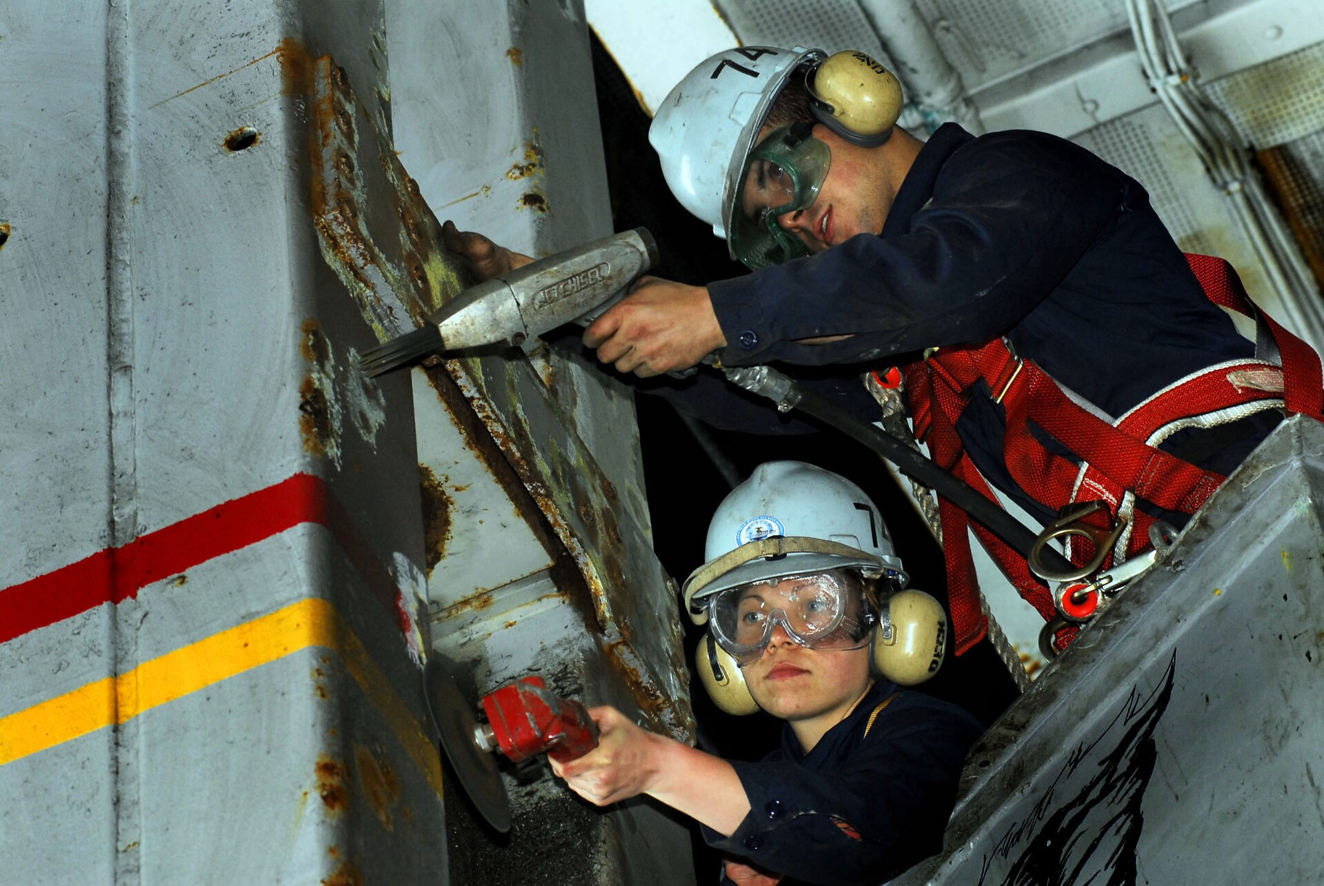 ¿Por qué el USS Lincoln llegó a Tailandia tan oxidado?