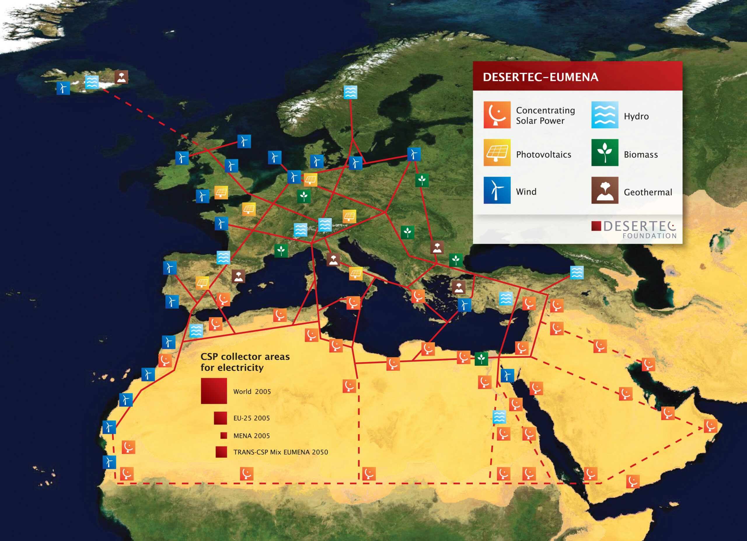Imagen: DESERTEC Foundation, www.desertec.org, BY-SA 2.5 (vía Openverse). Así se forjó el Medio Oriente moderno, según un historiador