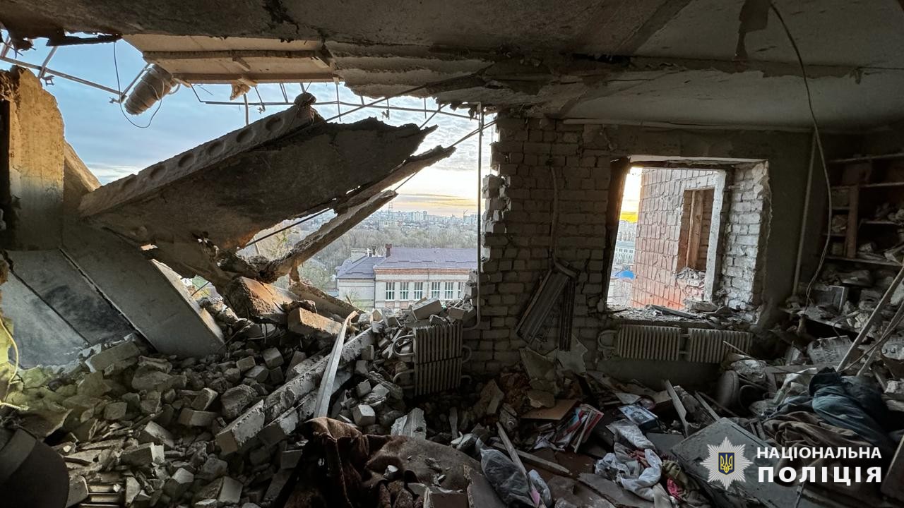 Dron ruso ataca canal de TV en Kiev; hay 5 muertos