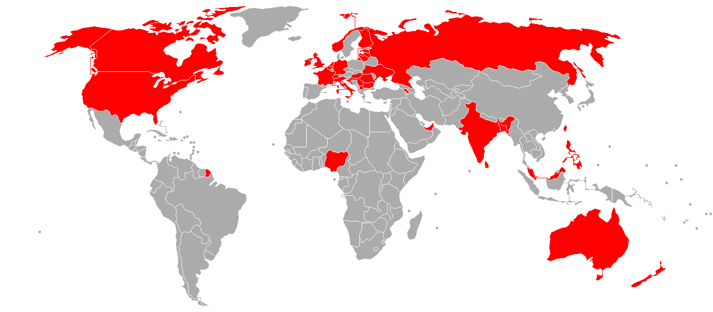 ¿Podrías ubicar 21 países en el mapa? Pocos lo logran