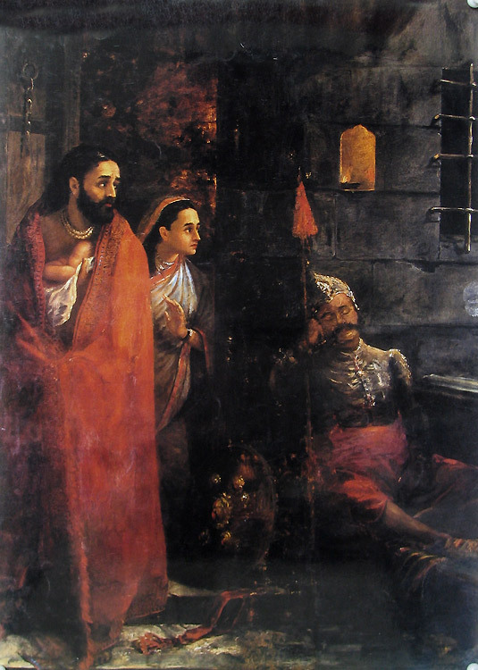 Imagen: Raja Ravi Varma. Fuga de 17 presos en India termina tras 36 horas de búsqueda